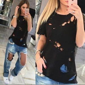 Y.G.L Distress Custom Tee